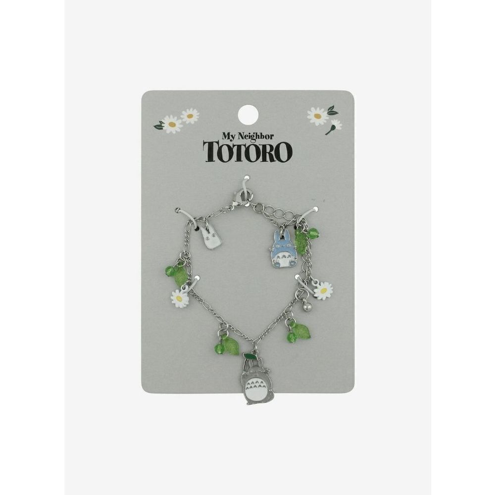 Studio Ghibli My Neighbor Totoro Daisy Leaf Charm Bracelet